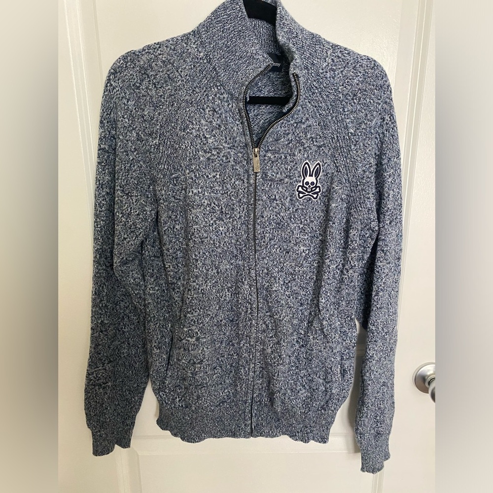 Psycho Bunny Zip Up Sweatshirt